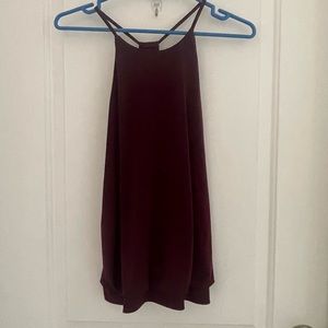 Maroon Tank Top | Dressy